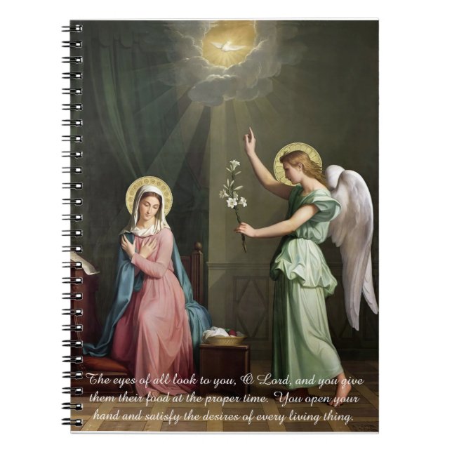 Annunciation, Recipe  Notebook (Front)