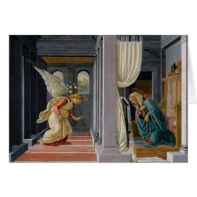 Annunciation Sandro Botticelli Cards (Front Horizontal)