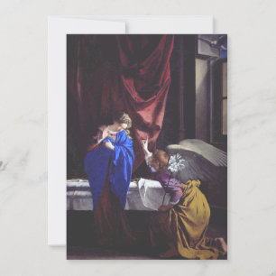 Annunciation to the Blessed Virgin Mary by Orazio Invitation