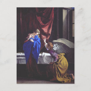 Annunciation to the Blessed Virgin Mary by Orazio Postcard