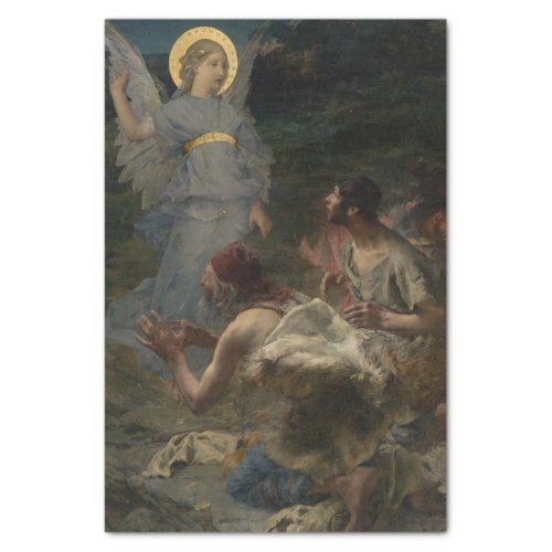 Annunciation to the Shepherds by Jules Bastien Tissue Paper