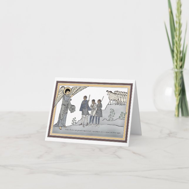 Annunciation to the Shepherds Christmas Cards (Front)