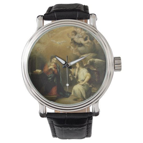 Annunctiation Mary and Archangel Gabriel Fine Art  Watch