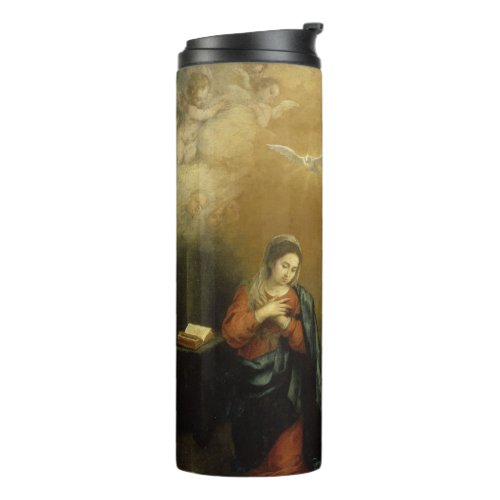 Annunctiation Mary and Child Fine Art Thermal Tumbler