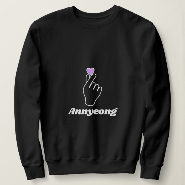 annyeong cute shirt (Design Front)