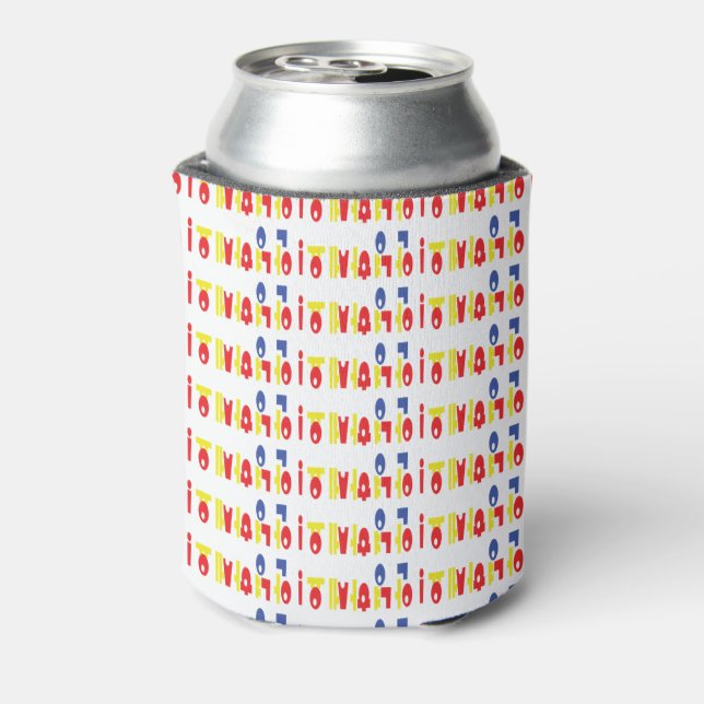 Annyeong Haseyo! Korean Hello! 안녕하세요 Hangul Script Can Cooler (Can Back)