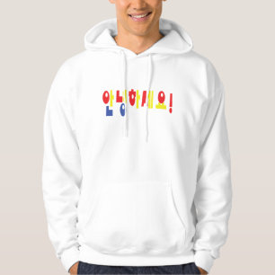 Annyeong Haseyo! Korean Hello! 안녕하세요 Hangul Script Hoodie