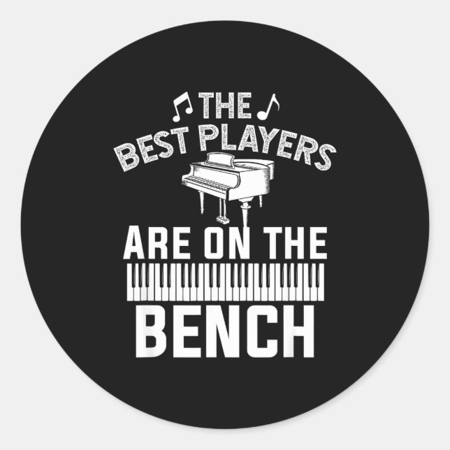 Ano Art For Men Women Anist Ano Teacher Ano Player Classic Round Sticker (Front)