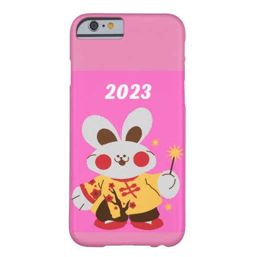 año del conejo 2023 barely there iPhone 6 case