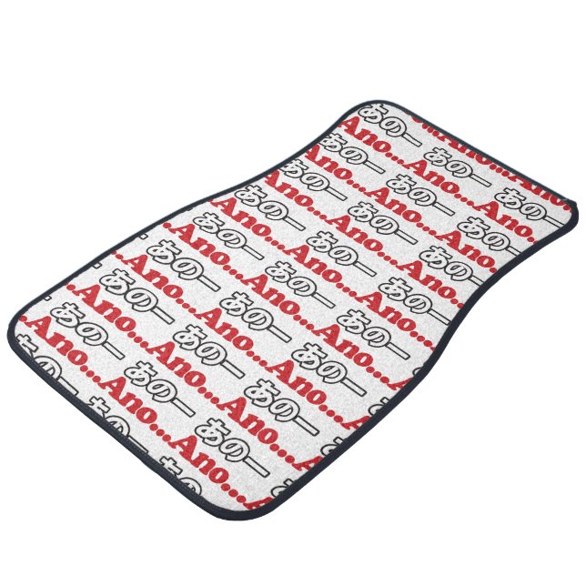 Ano... (Japanese for Umm...I Was Thinking) Car Mat (Angled)