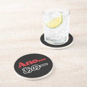 Ano... (Japanese for Umm...I Was Thinking) Drink Coaster