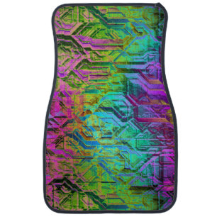 anodized titanium : car floor mat