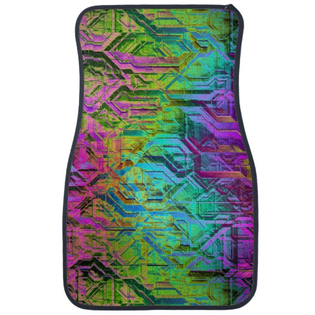 anodized titanium : car floor mat (Front)