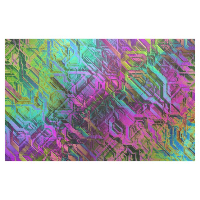 anodized titanium : fabric (Fat Quarter)