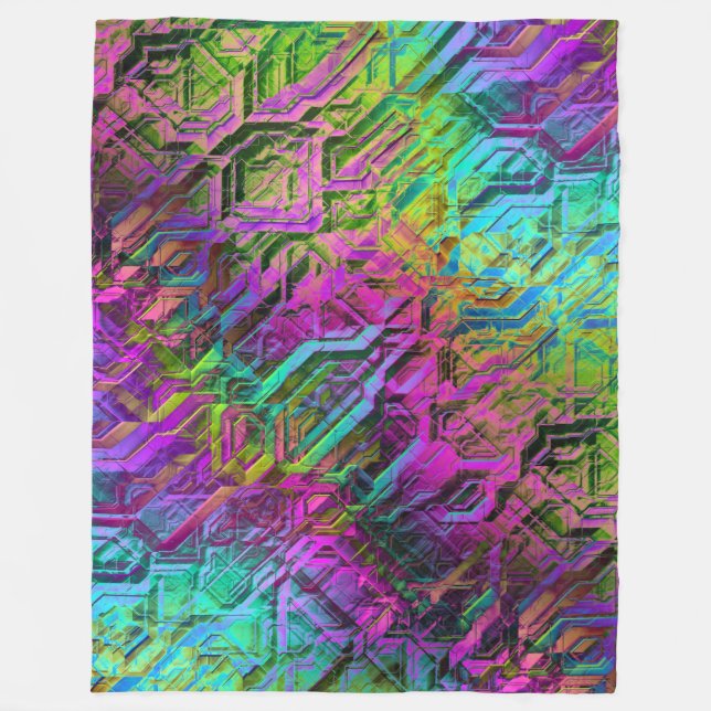anodized titanium : fleece blanket (Front)