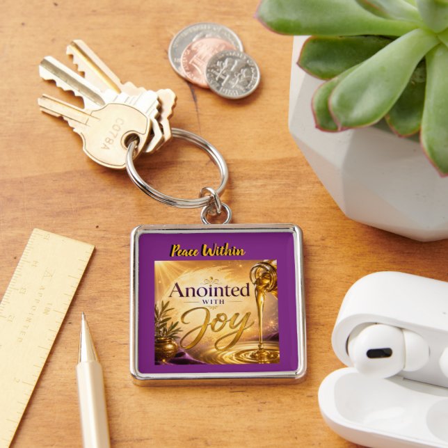Anointed With Joy Keychain (Desk)