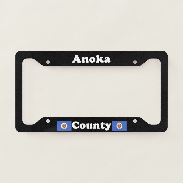 Anoka County Minnesota LPF License Plate Frame (Front)