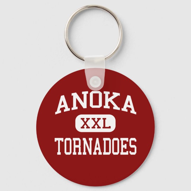 Anoka - Tornadoes - High School - Anoka Minnesota Keychain (Front)