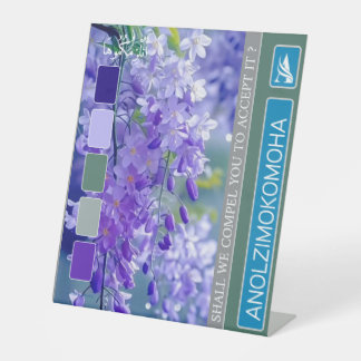 ANOLZIMOKOMOHA PEDESTAL SIGN