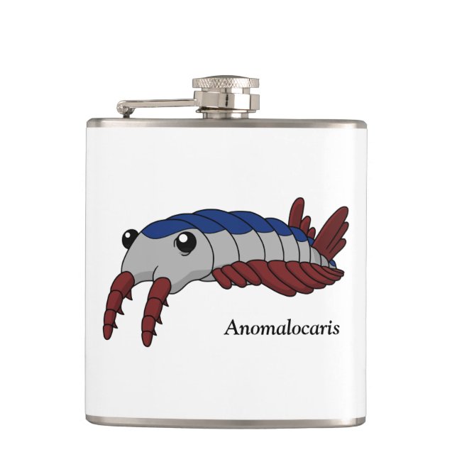 Anomalocaris- Prehistoric Animal Hip Flask (Front)