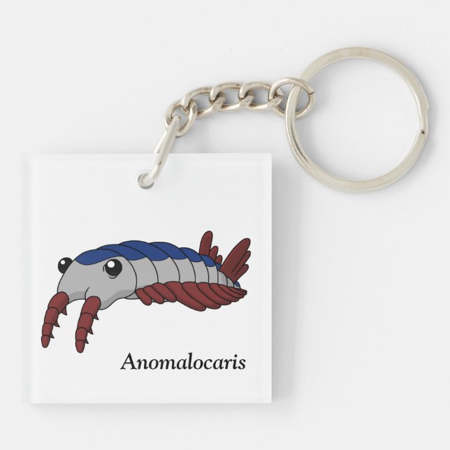 Anomalocaris- Prehistoric Animal Keychain (Back)