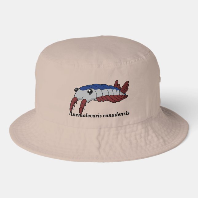 Anomalocaris- Prehistoric Animal Printed Bucket Hat (Front)