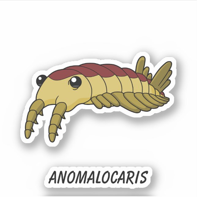 Anomalocaris- Prehistoric Sea Creature Vinyl Sticker (Front)