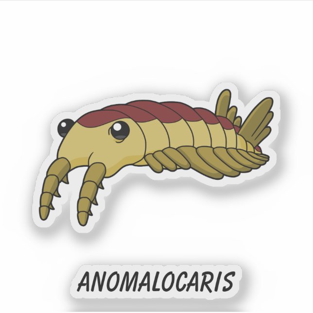 Anomalocaris- Prehistoric Sea Creature Vinyl Sticker (Front)