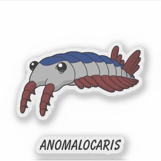 Anomalocaris- Prehistoric Sea Creature Vinyl Sticker (Front)