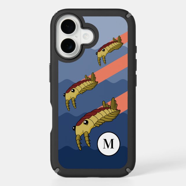Anomalocaris Swarm- Personalized Prehistoric Speck iPhone Case (Front)