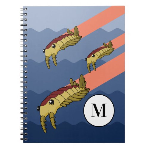 Anomalocaris Swarm_ Prehistoric Animal Notebook