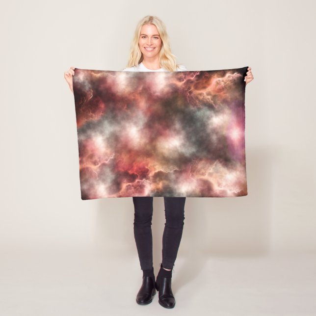 Anomalous Nebula Fleece Blanket (In Situ)