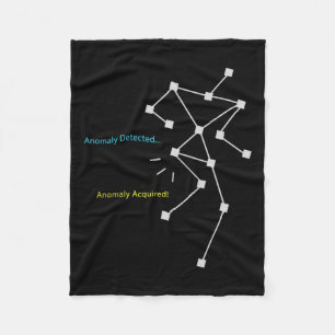 Anomaly Detected Sls Ghost Hunting - Funny Paranor Fleece Blanket