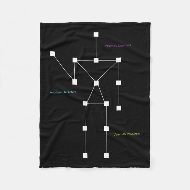Anomaly Detected Sls Ghost Hunting Shirt - Funny P Fleece Blanket (Front)