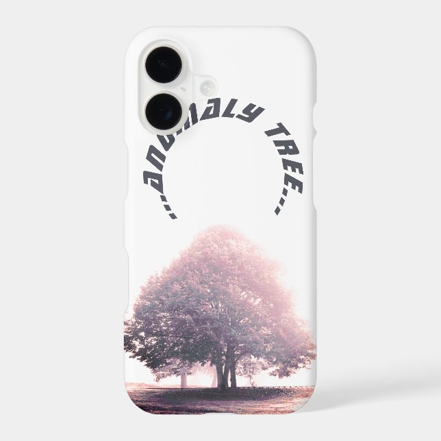 Anomaly Tree in Fog Iphone Case (Back)