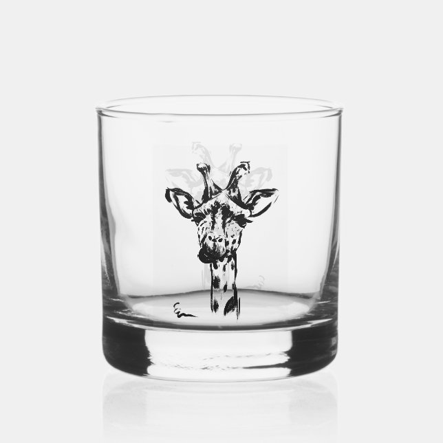 Anonimal 2 whiskey glass (Front)