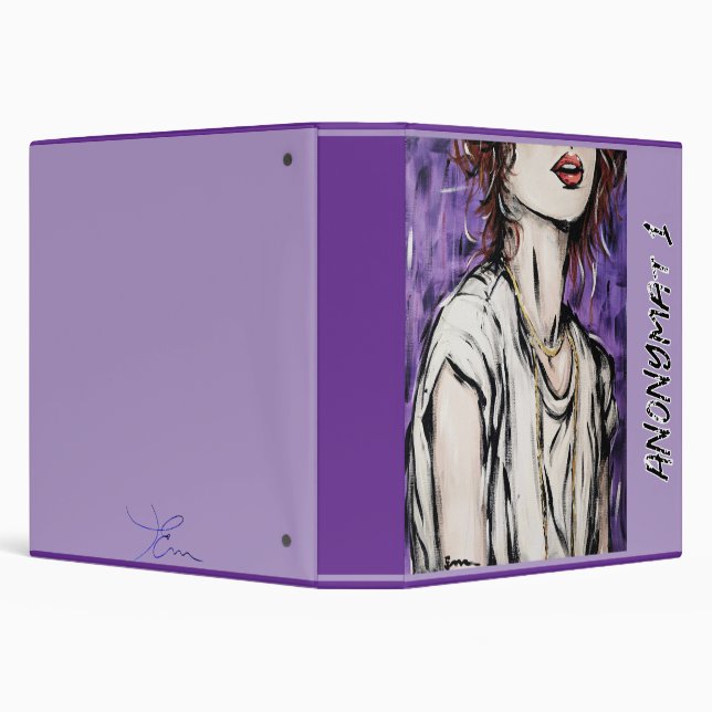 Anonymity 1 3 ring binder (Background)