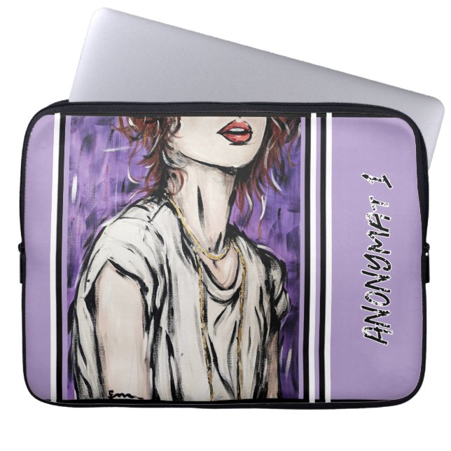 Anonymity 1 laptop sleeve (Front)