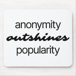 Anonymity Mouse Pad