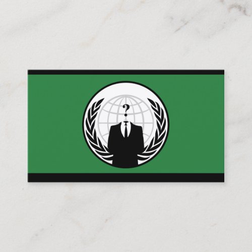 Anonymous Business Card