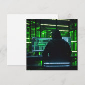 Anonymous Coding Hacker Postcard (Front/Back)