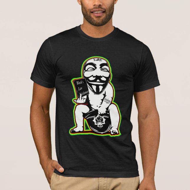 Anonymous Common Law Graffiti t shirt by DMT (Front)