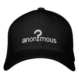 Anonymous Embroidered Baseball Hat