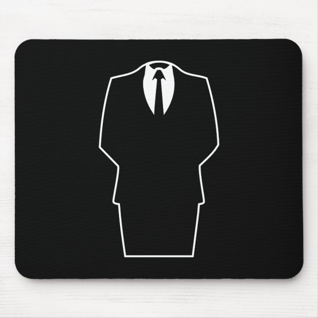 anonymous icon internet 4chan SA Mouse Pad (Front)