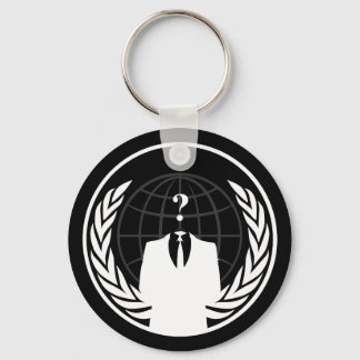 Anonymous International Black Keychain