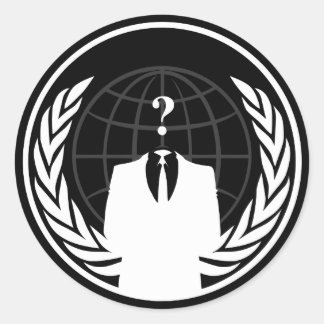 Anonymous International Black Sticker