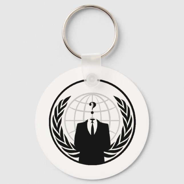 Anonymous International Logo Keychain (Front)