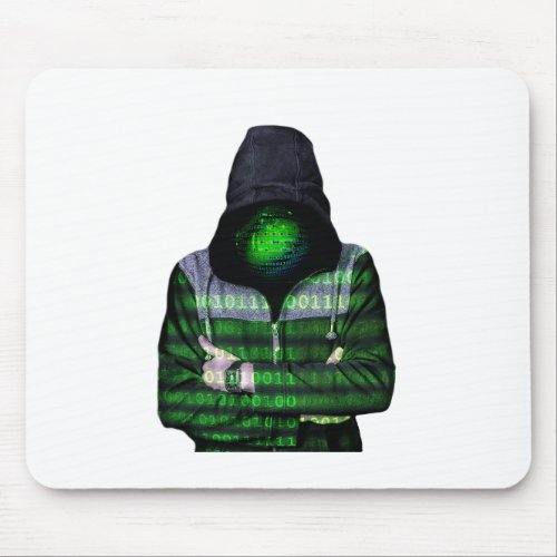 Anonymous Internet Hacker Mouse Pad