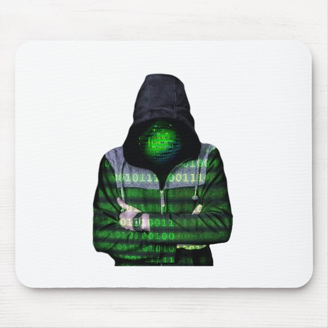 Anonymous Internet Hacker Mouse Pad (Front)