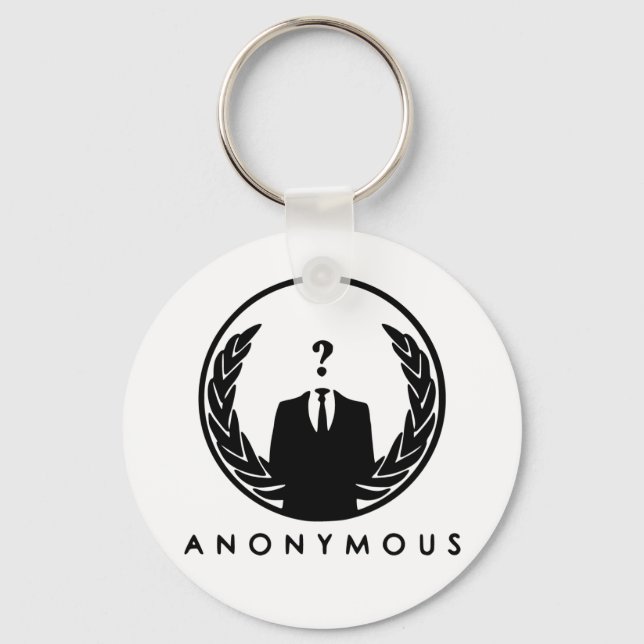 Anonymous Logo Keychain (Front)